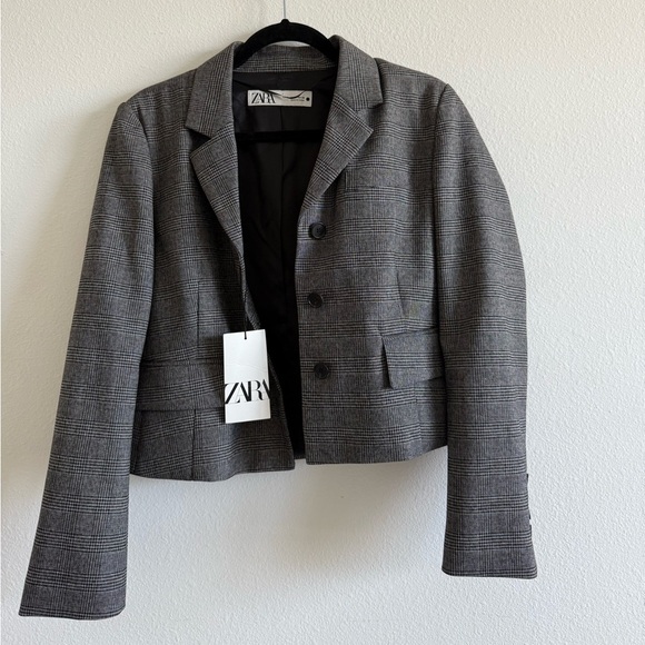 NWT Zara Cropped Blazer - Picture 2 of 6